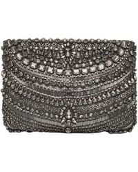 L'Agence - Eclipse Crystal Clutch - Lyst