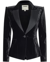 L'Agence - Philippa Velvet Blazer - Lyst
