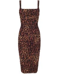 L'Agence - Anya Shirred Dress - Lyst