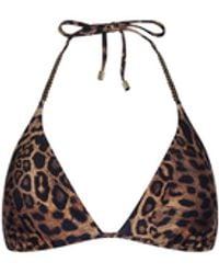 L'Agence - Annabelle Triangle Bikini Top - Lyst