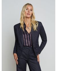 L'Agence - Wayne Open-Front Blazer - Lyst