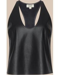 L'Agence - Tullia Scoopneck Tank Top - Lyst