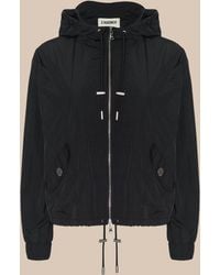 L'Agence - Miro Hooded Windbreaker - Lyst
