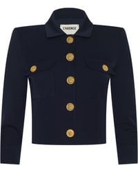 L'Agence - Kumi Cropped Jacket - Lyst