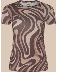 L'Agence - Ressi Fitted T-Shirt - Lyst