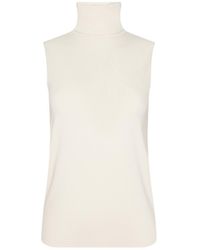 L'Agence - Ceci Sleeveless Turtleneck - Lyst