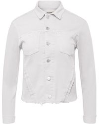 L'Agence - Janelle Denim Jacket - Lyst