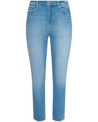 L'Agence - Sada Cropped Slim-Leg Jean - Lyst