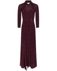 L'Agence - Cameron Silk Shirt Dress - Lyst