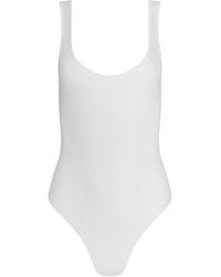 L'Agence - Nica Scoopneck Bodysuit - Lyst