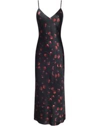 L'Agence - Seridie Silk Slip Dress - Lyst