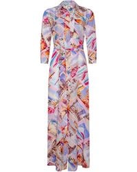 L'Agence - 'Agence Cameron Silk Shirt Dress - Lyst