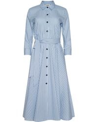 L'Agence - Ralphie Midi Dress - Lyst