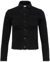 L'Agence - Janelle Denim Jacket - Lyst