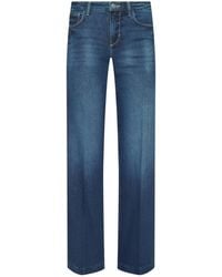 L'Agence - Joanne Low-Rise Wide-Leg Jean - Lyst