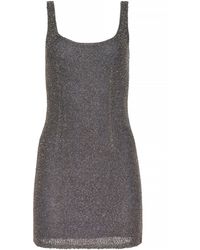 L'Agence - Inori Beaded Mini Dress - Lyst