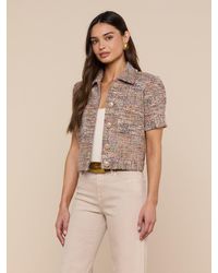 L'Agence - Chita Tweed Jacket - Lyst