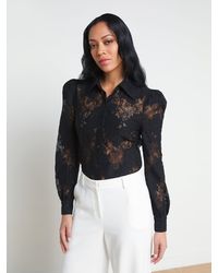 L'Agence - Jenica Lace Blouse - Lyst