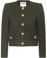 L'Agence - Zell Tweed Jacket - Lyst