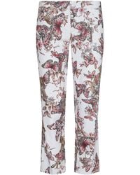 L'Agence - Blaine Cropped Stovepipe Jean - Lyst