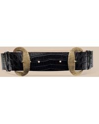 L'Agence - 'Agence Rooney Leather Belt - Lyst