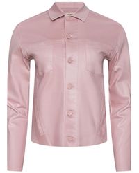 L'Agence - 'Agence Janelle Coated Jean Jacket - Lyst
