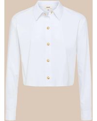 L'Agence - Cosette Button-Down Shirt - Lyst