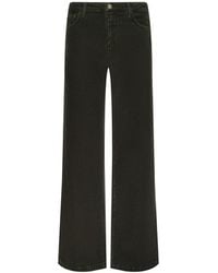 L'Agence - Scottie Corduroy Pants - Lyst