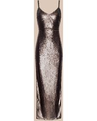 L'Agence - Karma Sequin Maxi Dress - Lyst