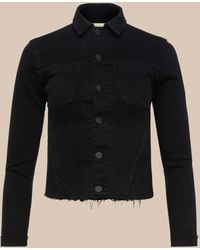 L'Agence - Janelle Denim Jacket - Lyst