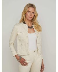 L'Agence - Yari Jean Jacket - Lyst