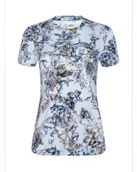 L'Agence - 'Agence Ressi Fitted T-Shirt - Lyst
