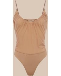 L'Agence - Gelina Mesh Bodysuit - Lyst
