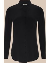 L'Agence - 'Agence Babette Silk Blouse Top - Lyst