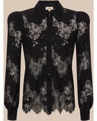 L'Agence - Jenica Lace Blouse - Lyst