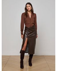 L'Agence - 'Lilou' Jupe - Lyst