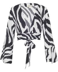 L'Agence - Ambala Cover-Up Top - Lyst