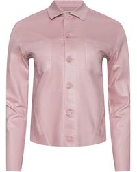 L'Agence - 'Agence Janelle Coated Jean Jacket - Lyst