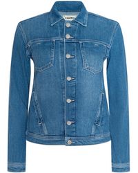 L'Agence - 'Agence Celine Jean Jacket - Lyst