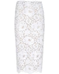 L'Agence - Makena Sequin Pencil Skirt - Lyst