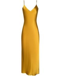 L'Agence - Seridie Silk Slip Dress - Lyst
