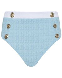 L'Agence - Vanessa High-Waisted Bikini Bottom - Lyst