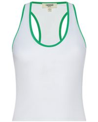 L'Agence - Martina Racerback Tennis Tank - Lyst
