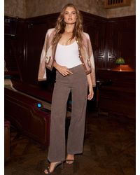 L'Agence - Jean Large En Velours Côtelé Scottie - Lyst