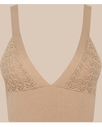 L'Agence - Reverie Pointelle Knit Bralette - Lyst