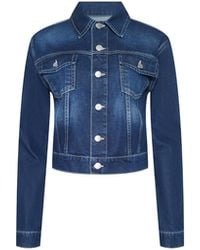 L'Agence - Alessia Jean Jacket - Lyst