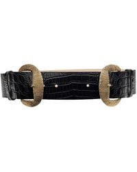 L'Agence - 'Agence Rooney Leather Belt - Lyst