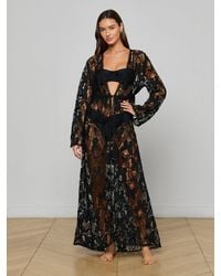 L'Agence - Janus Cover-Up Robe - Lyst