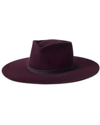 L'Agence - Reyes Leather Band Fedora - Lyst