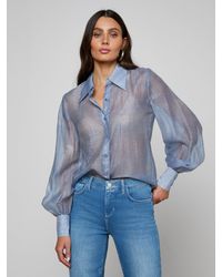 L'Agence - Jayleen Blouse Top - Lyst
